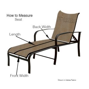 Chaise Lounge Curved back 2 Piece Sling - Buy Chair Slings